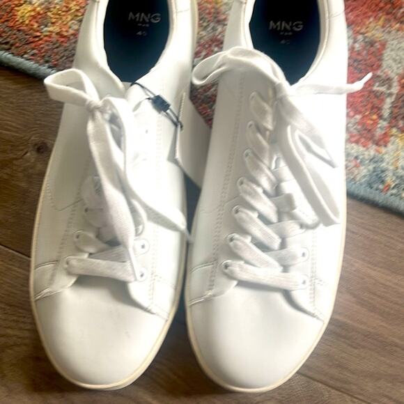 MNG Mango size 45 white man fashion sneaker shoes - Picture 2 of 9
